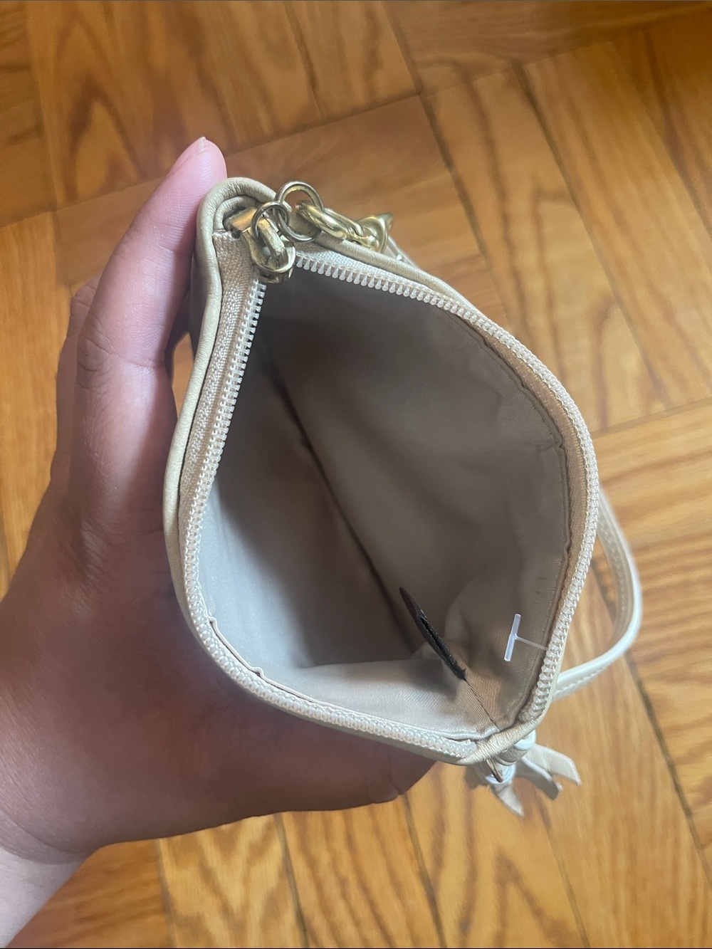 Coach Leather Wristlet in Light Tan - Picture 6 of 8